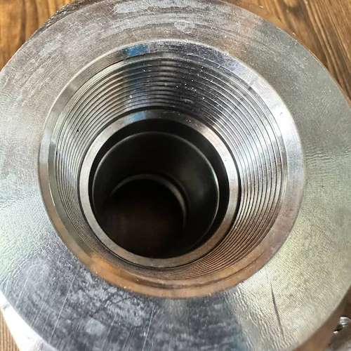 شیر گازی  ۳۱۶ دو تیکه NACE دنده ای نیپون